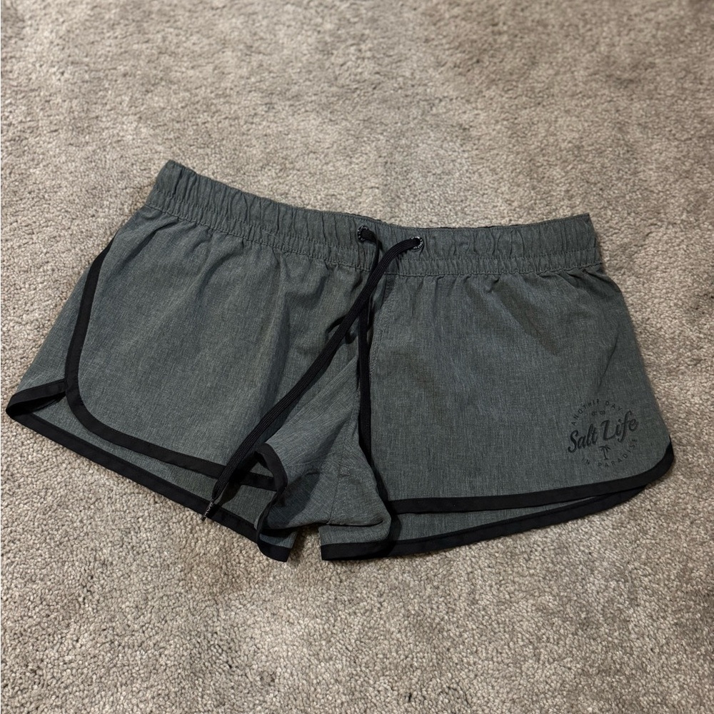 Salt Life Women's Charcoal Athletic Shorts